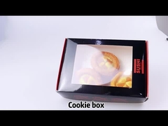 OEM Cake Shop Pastry Biscuit Box Biologisch afbreekbaar Custom Cookie Paper Dozen Dozen
